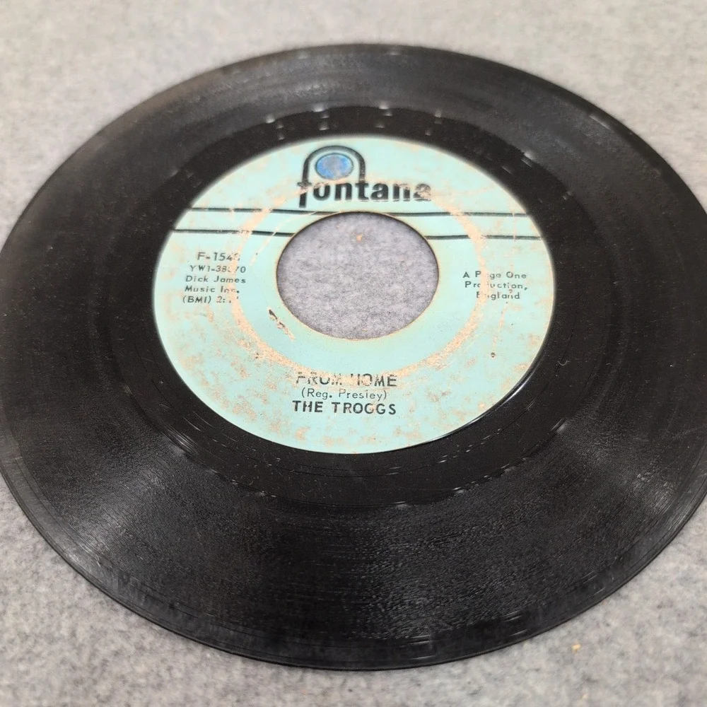 The Troggs Wild Thing From Home 45 RPM 7 Vinyl Single Fontana F-1548 1966 - Picture 3 of 4